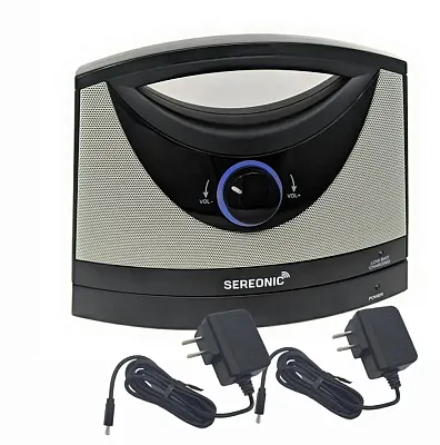 Serene Innovations Sereonic TV Soundbox | Includes 2nd AC adapter | Wireless TV