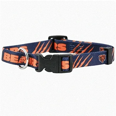 Hunter Chicago Bears Dog Collar - Small