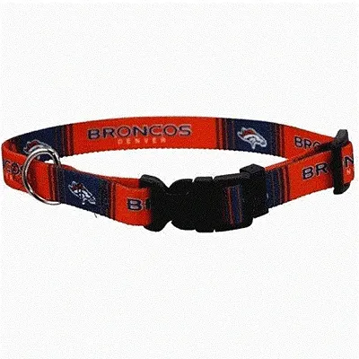Hunter Denver Broncos Dog Collar - Large
