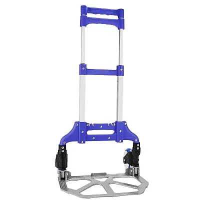 Aluminum Folding Hand Truck, Blue HFHC-003