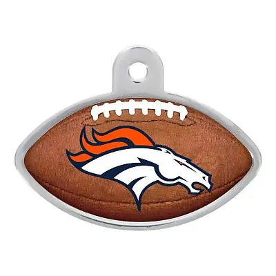 Hillman Group Denver Broncos Football ID Tag