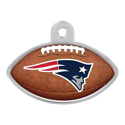 Hillman Group New England Patriots Football ID Tag