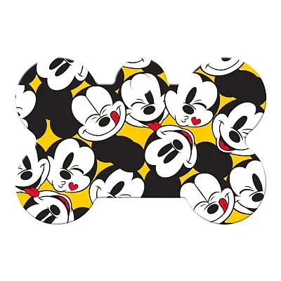 Hillman Group Mickey Mouse Pattern Large Bone ID Tag