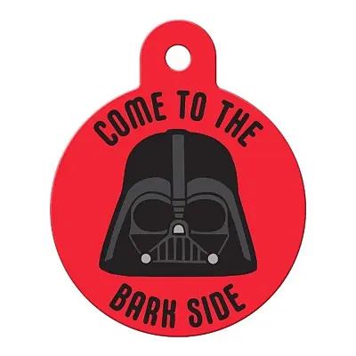 Hillman Group Star Wars Darth Vader Bark Side Large Circle ID Tag