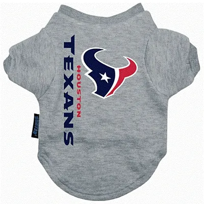 Hunter Houston Texans Dog Tee Shirt - Medium