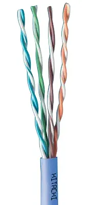 Hitachi Cable America CAT5e-PLEN-BL 39419-8-Bl2 Cat5E Plenum Blu