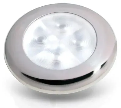 HELLA LIGHTS 980501521 Courtesy White - Polished 316 S/S B