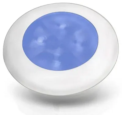 HELLA LIGHTS 980502641 Courtesy Blue - White Bezel W Space
