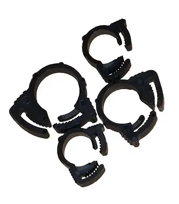 HELIX RACING 1112120 100Pc Assort. Nylon Ratchet Clamps