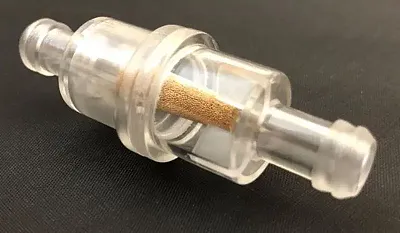 HELIX RACING 1189003 3/16' Fuel Filter Clear W/Bronze
