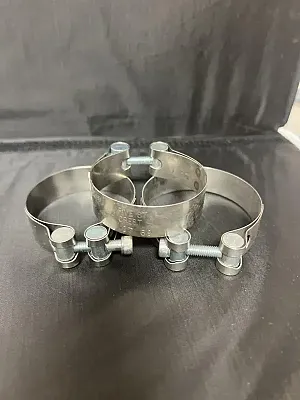 HELIX RACING 2122769 S.S. Exhaust Clamp 2.31&#039; - 2.49&#039; D