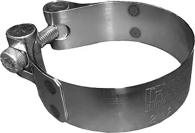 HELIX RACING 2122774 Stainless Steel Muffler Clamp 2.63