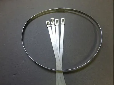 HELIX RACING 3045808 Stainless Steel Cable Ties 8' 100P