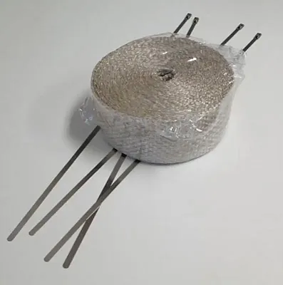 HELIX RACING 5252004 2' X 25 Ft.Tan Exhaust Wrap Kit W/