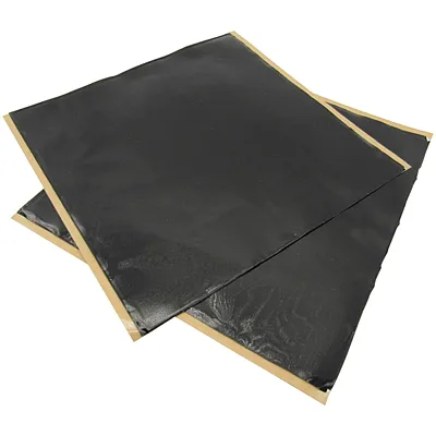 Hushmat 10110 Speaker Sound-Damping Kit With Stealth Black Foil, 1.4 Sq. Ft.