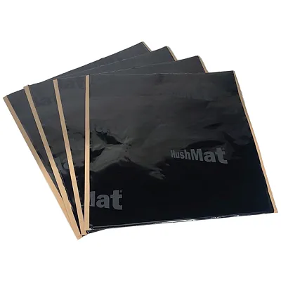 Hushmat 10150 Multi-Use Sound-Damping Kit With Stealth Black Foil, 3.7 Sq. Ft.