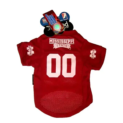 Hunter Mississippi State Bulldogs Pet Mesh Jersey - MD