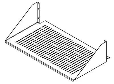 HOFFMAN PENTAIR ESH19V 10.5&quot; Single Side Shelf Vented
