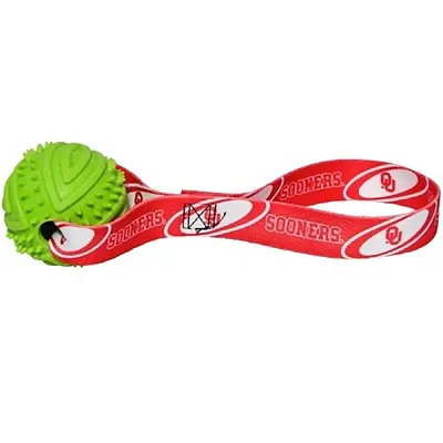 Hunter Oklahoma Sooners Rubber Ball Toss Toy