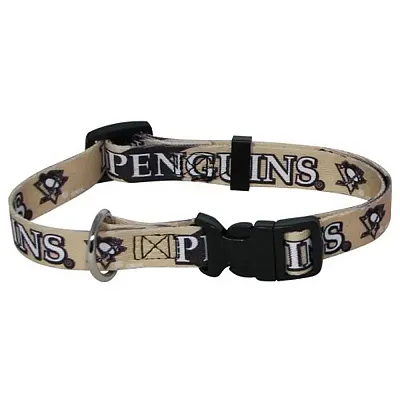 Hunter Pittsburgh Penguins Dog Collar - Small