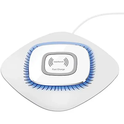 Naztech 14994 Power Pad Qi-Wireless Fast Charger (White)