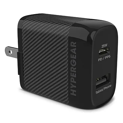 Hypergear 15625 Speedboost 25-Watt Pd Dual-Output Usb Wall Charger