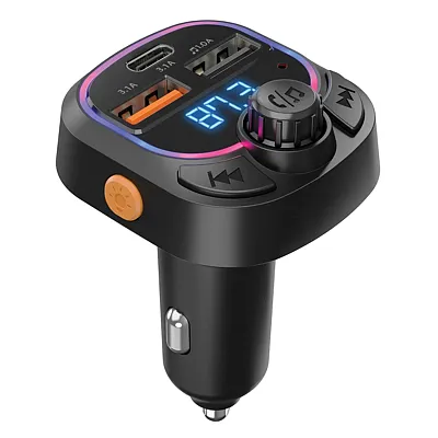 Hypergear 15857 Intellicast Road Fm Transmitter And Car Charger, Black, 15857