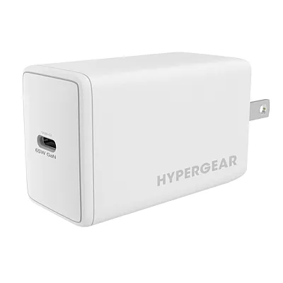 Hypergear 15876 Speedboost 65-Watt Usb-C Pd Gan Laptop Wall Charger With Pps, Wh