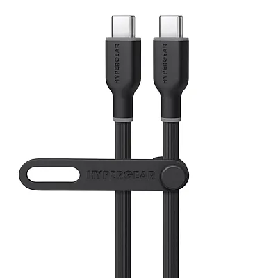 Hypergear 15910 Flexi Pro Usb-C To Usb-C Soft-Touch Silicone Fast Charge And Syn