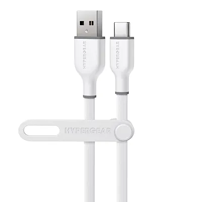 Hypergear 15911 Flexi Pro Usb-A To Usb-C Soft-Touch Silicone Charge And Sync Cab
