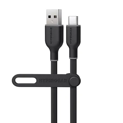 Hypergear 15912 Flexi Pro Usb-A To Usb-C Soft-Touch Silicone Charge And Sync Cab