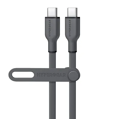 Hypergear 15994 Flexi Pro Usb-C To Usb-C Soft-Touch Silicone Fast Charge And Syn