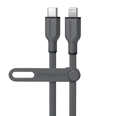 Hypergear 16009 Usb-C To Lightning 10-Ft. Charge And Sync Flexi Pro Soft-Touch S