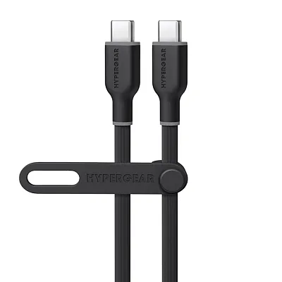 Hypergear 16053 Flexi Pro Usb-C To Usb-C Soft-Touch Silicone Fast Charge And Syn