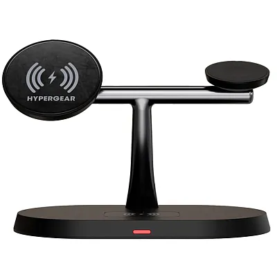 Hypergear 16189 Maxcharge Pro 3-In-1 Wireless Charging Stand With 15-Watt Magnet