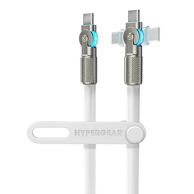 Hypergear 16224 Usb-C To Usb-C Fast Charge And Sync Chunky180Deg Rugged Cable (6