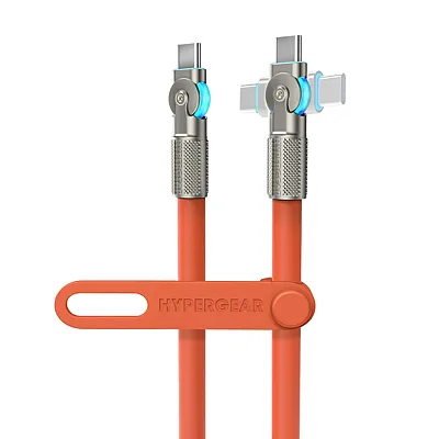 Hypergear 16234 Usb-C To Usb-C Fast Charge And Sync Chunky180Deg Rugged Cable (1