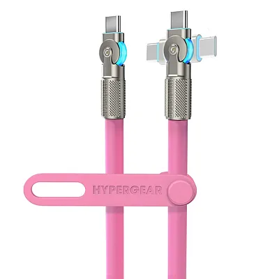 Hypergear 16342 Usb-C To Usb-C Fast Charge And Sync Chunky180Deg Rugged Cable (6