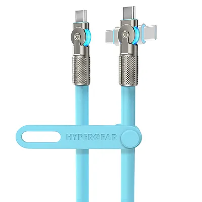Hypergear 16345 Usb-C To Usb-C Fast Charge And Sync Chunky180Deg Rugged Cable (1