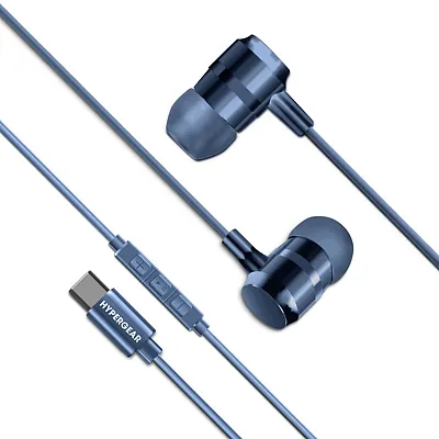 Hypergear 16653 C26 Wired In-Ear Metal Earbuds With In-Line Mic/Remote, Hi-Fi Di