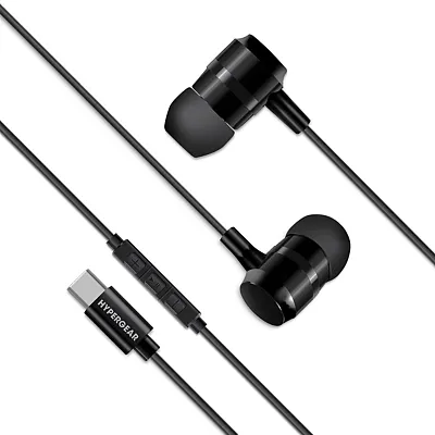 Hypergear 16661 C26 Wired In-Ear Metal Earbuds With In-Line Mic/Remote, Hi-Fi Di