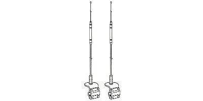 3/4 Wave Dual Antenna System Hqd