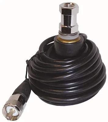 18&#039; Terminator Coax With Molded Pl259 Connector Hs818Tn
