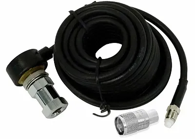 18&#039; Terminator Coax W/ Nip Connector & Loose Nip13 Hs818Tn-Nip