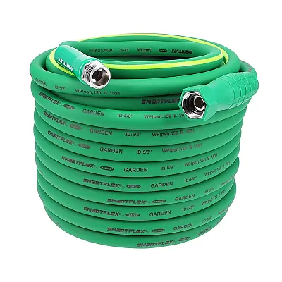 Smartflex?? Garden Hose 5/8" X 100' 3/4" - 11 1/2 Ght Fittings