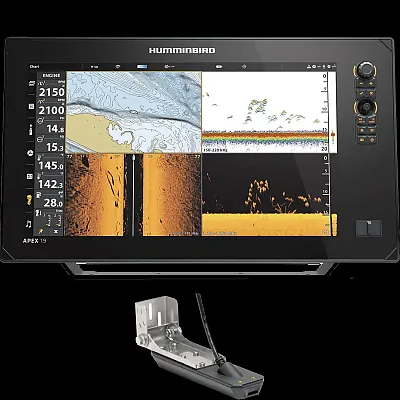 HUMMINBIRD 4112401 Apex 19 Mega Si+ Mfd W/Transducer