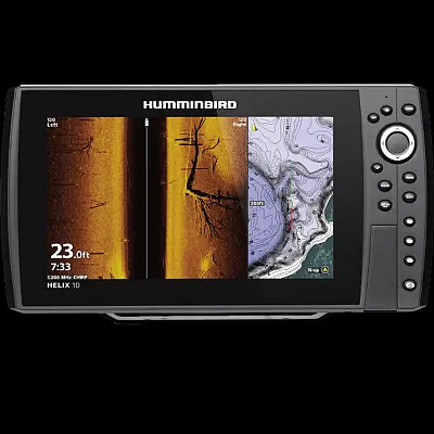 HUMMINBIRD 4114201 Helix10Chirp Mega Si+Gps G4N W/Xdcr