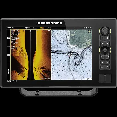 HUMMINBIRD 4115301 Solix 10 Chirp Mega Si+ G3 W/Xdcr