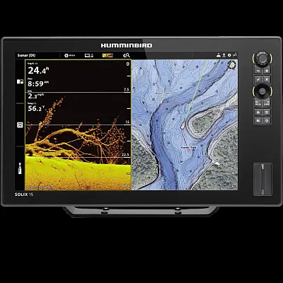 HUMMINBIRD 4115701 Solix 15 Chirp Mega Si+ G3 W/Xdcr