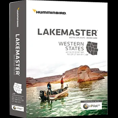 HUMMINBIRD 6000114 Lakemaster Maps Western States V3